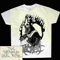 Psycroptic True Tasmanian Devil Metal White Shirt