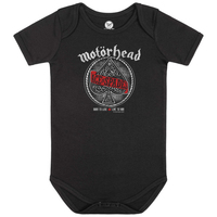Motorhead Ace Of Spades Red Banner Baby Bodysuit 0-18 Months [Size: 56/62 (0–6 months)]