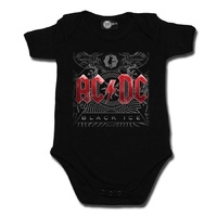 AC/DC Black Ice Organic Baby Bodysuit