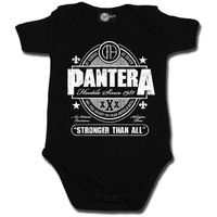 Pantera Stronger Than All Organic Baby Bodysuit
