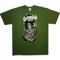 Entombed A.D. Soldier Green Shirt [Size: XL]