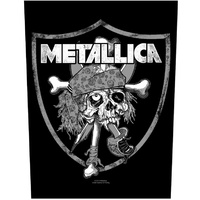 Metallica Raiders Skull Back Patch