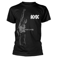 AC/DC Angus Watermark Black T-Shirt