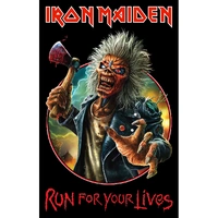Iron Maiden Run For Your Lives Poster Flag