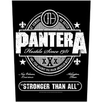 Pantera Stronger Than All Crest Back Patch