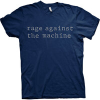 Rage Against The Machine Original Logo Navy Shirt