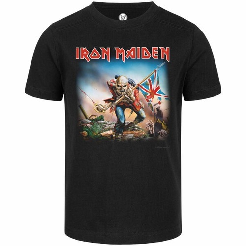 Iron Maiden Trooper Kids T-shirt 2-15 Years [Size: 104 (4-5 years)]