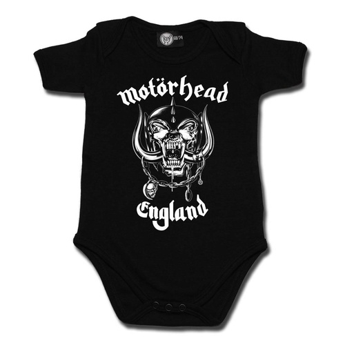Motorhead England Baby Bodysuit 0-18 Months [Size: 80/86 (12-18 months)]