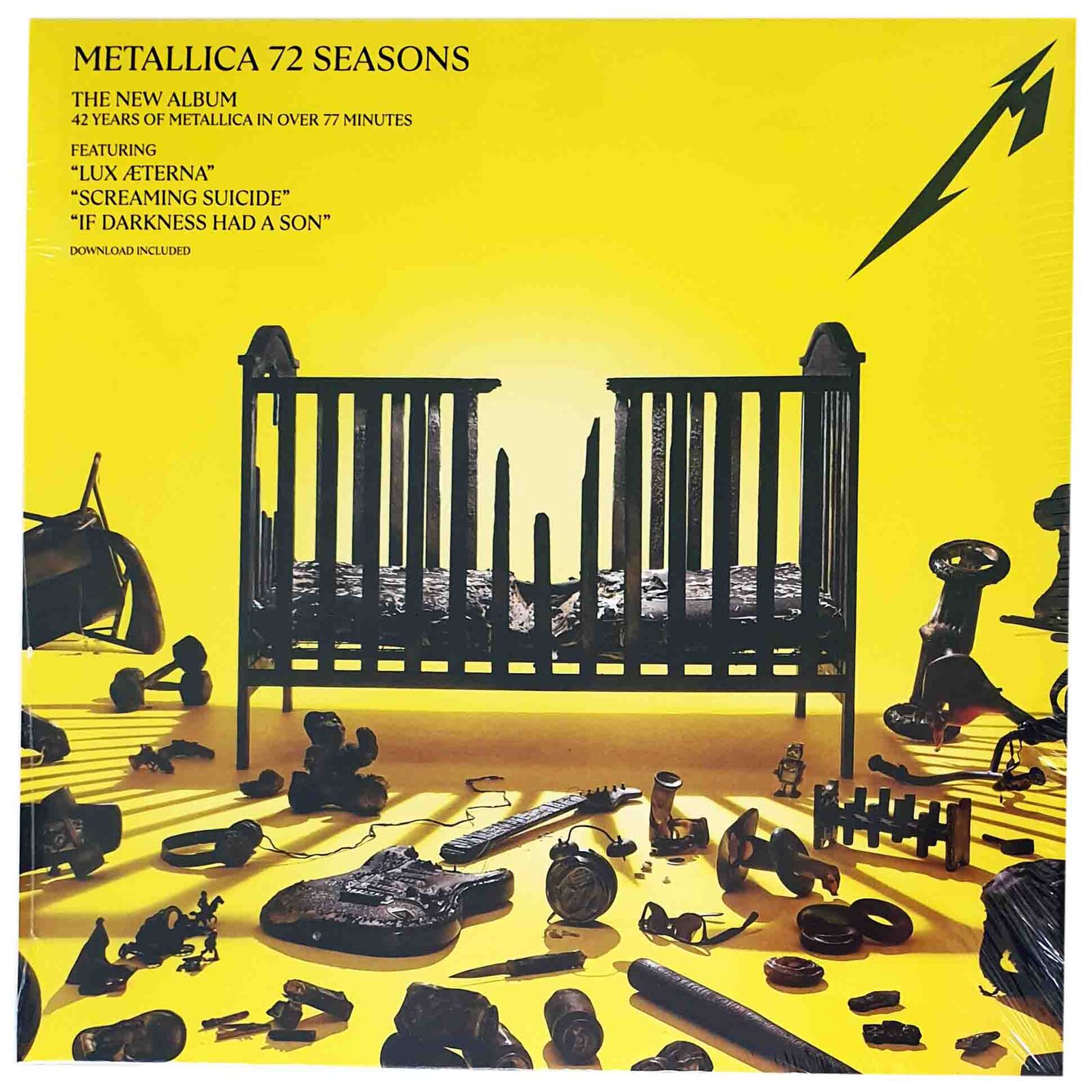 Metallica - 72 Seasons Charred Logo Cut Out - Patch