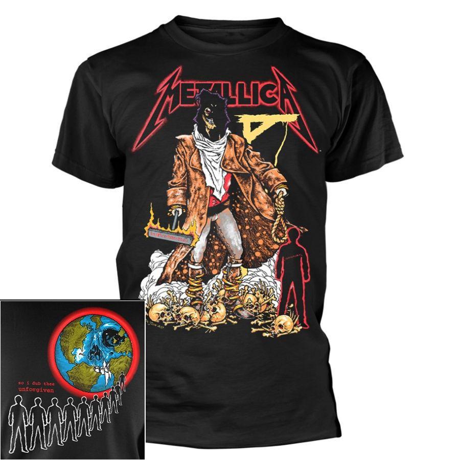 metallica band shirt