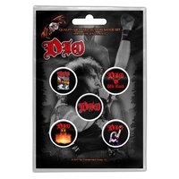 Dio We Rock Button Badge Pack