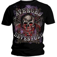 Avenged Sevenfold Bloody Trellis Shirt [Size: XL]