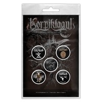 Korpiklaani Raven Button Badge Pack