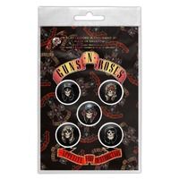 Guns N Roses Appetite For Destruction Button Badge Pack