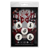 Sleep Token Vessel Mask Button Badge Pack