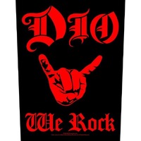 Dio We Rock Back Patch