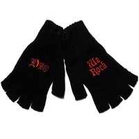 Dio Logo We Rock Fingerless Gloves