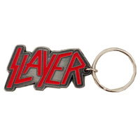 Slayer Logo Metal Keychain
