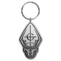 Ghost Papa Head Keychain