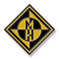 Machine Head Diamond Logo Metal Pin Badge