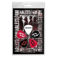 Halestorm Portrait Guitar Plectrum Pick Set 5 Pack