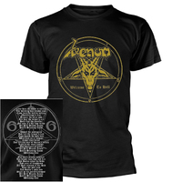 Venom Welcome To Hell Lyrics Shirt