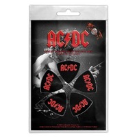 AC/DC Logo Tri Tip Guitar Pick Plectrum 5 Pack