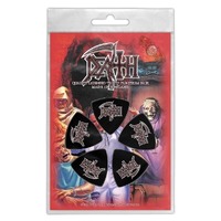 Death Logo Tri Tip Guitar Pick Plectrum 5 Pack