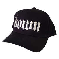 Down Silver Logo Baseball Cap Hat