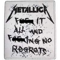 Metallica No Regrets Patch