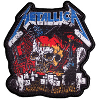 Metallica Master Of Puppets Skull Shaped Patch