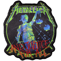 Metallica And Justice For All Printed Shaped Patch