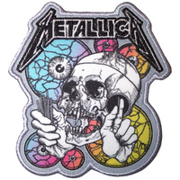 Metallica Shortest Straw Multi-Coloured Eyes Shaped Patch