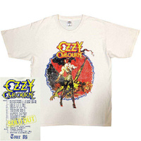 Ozzy Osbourne Ultimate Sin Tour 86 Natural Shirt