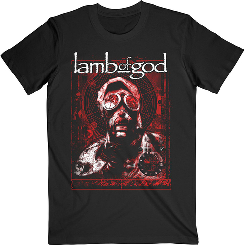 Lamb Of God Gas Mask Waves Shirt [Size: S]