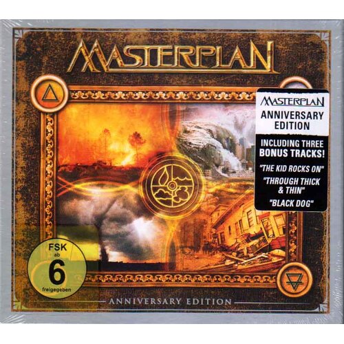 Masterplan Self Titled Anniversary Edition CD DVD Digipak