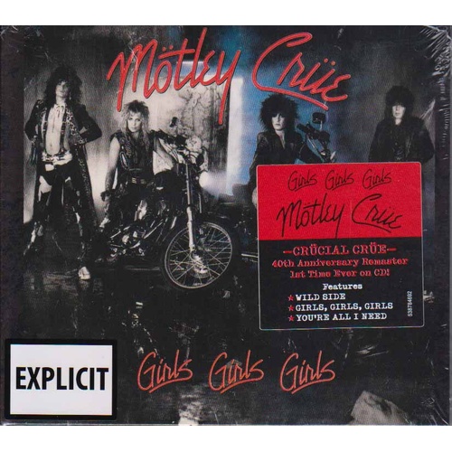 Motley Crue Girls Girls Girls CD Digipak Remaster