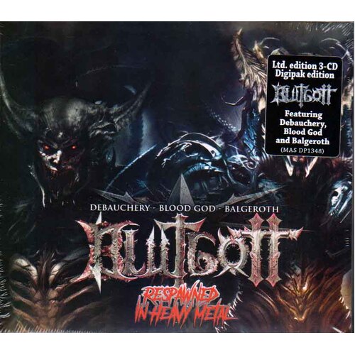 Blutgott Respawned In Heavy Metal 3 CD Digipak