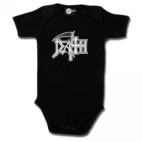 Death Logo Baby Bodysuit [Size: White Logo 68/74 (6–12 months)]