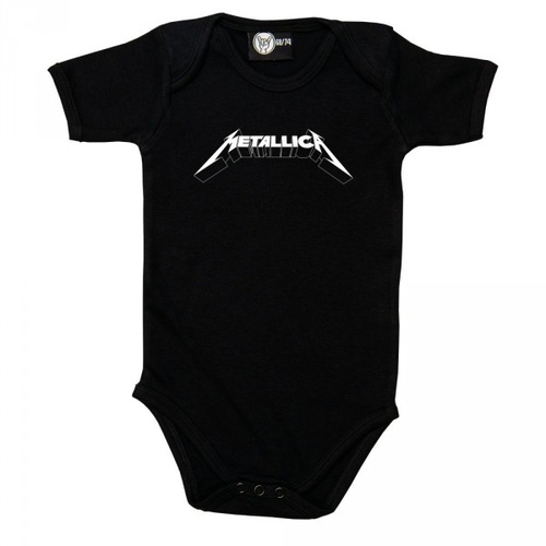 Metallica Logo Baby Bodysuit [Size: White Logo 68/74 (6–12 months)]