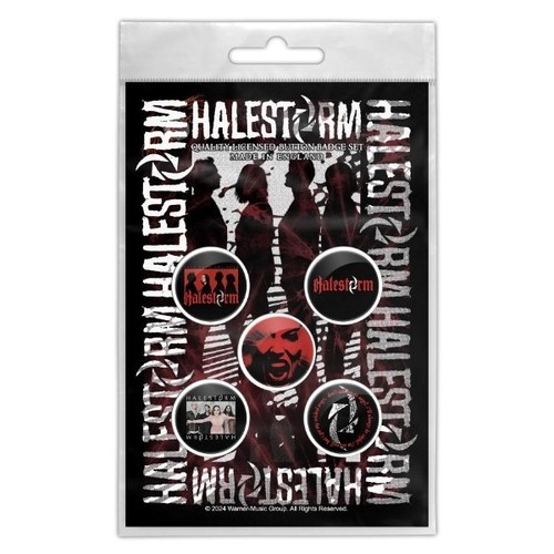 Halestorm Portrait Button Badge Pack