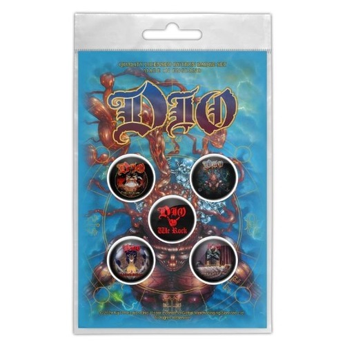 Dio Strange Highways Button Badge Pack