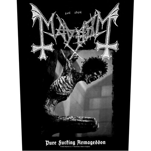 Mayhem Pure Fucking Armageddon Back Patch