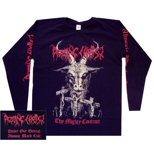 Rotting Christ Thy Mighty Contract Long Sleeve Shirt [Size: M]