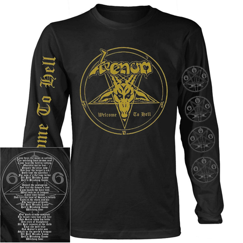 Venom Welcome To Hell Long Sleeve Shirt [Size: M]