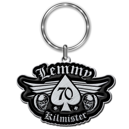 Motorhead Lemmy 70 Metal Keychain