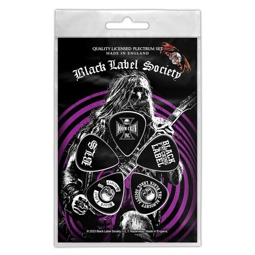 Black Label Society Guitar Pick 5 Pack