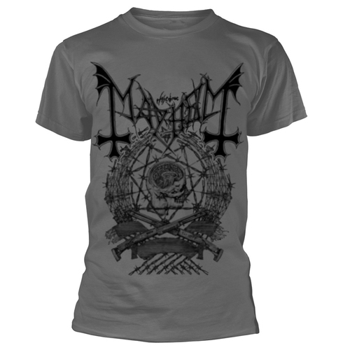 Mayhem Barbed Wire Grey Shirt [Size: XL]