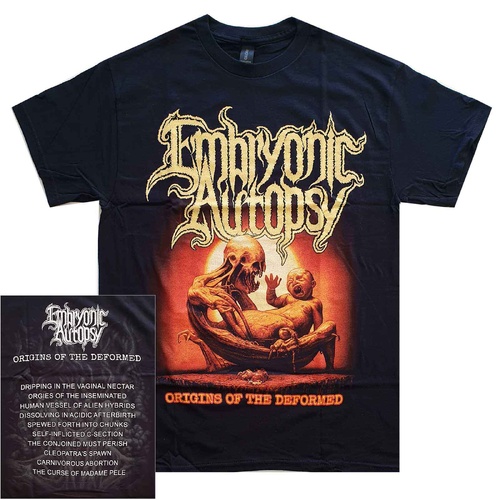 Embryonic Autopsy Origins Of The Deformed Shirt [Size: XL]