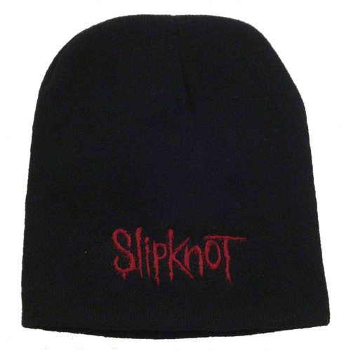 Slipknot Embroidered Red Logo Beanie Hat